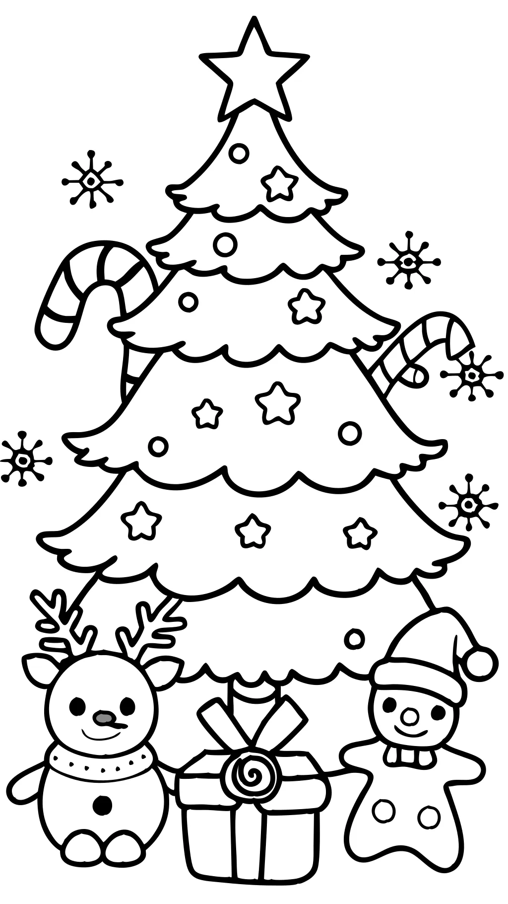 coloriage de Noël imprimable gratuit